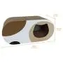 MSBC Cat Scratcher Cardboard, Kitty Cat Scratching Pad Recycle Corrugate Scratcher Cat Scratch Bed Long Lasting Reversable MSBC Cat Scratcher Cardboard, Kitty Cat Scratching Pad Recycle Corrugate Scratcher Cat Scratch Bed Long Lasting Reversable