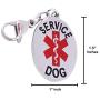 Doggie Stylz Official Service Dog in Training Vest Harness Bundle Kit. Includes Set of Service Dog + Service Dog in Training Removable Reflective Patches + 30 inch Lead + 2 ID Dog Tags