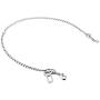Pettom Metal Dog Car Seat Belt Chain Leash Pet Vehicle Safety Restraint Lead Stainless Steel Chew Proof Dog Car Leash Double Clips & Latch Attachment