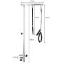 Kinbelle Foldable Dog Grooming Arm - Pet Grooming Tool with Clamp, Loop Noose for Grooming Table,Height Adjustable… (B)