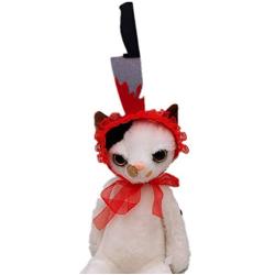 LOVEIT Halloween Fun pet Headdress Dog hat Scary Toy cat Scary Decoration