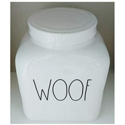 Rae Dunn Artisan Collection by Magenta Large Woof Canister Treats Jar