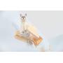 MYZOO Moku,Cloud Shape, Wall Mounted Cat Shelves, Floating Perch, Cat Tree,Solid Wood with Transparent Board