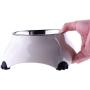 Super Design Dog Cat Bowls Melamine Stand Stainless Steel Pet Bowls for Small Medium Large Dogs and Cats