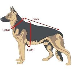 Dogline Unimax Multi-Purpose Dog Harness Vest with Blank Patches Adjustable Straps, Comfy Fit, Breathable Neoprene for Medical, Service, Identification and Training Dogs