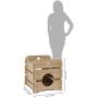 Vesper Lounger, Cat Tree with Hideout