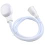 Pet Faucet Sprayer,Sink Spray Hose Portable Shampoo Sprayer,Shower Head with Slip On Spout Bath and Shampoo Spray,Faucet to Shower Converter,Dog Shower Pet Bath Handheld Showerhead,White
