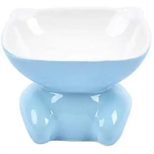 Cat Bowl,Raised Cat Food Bowls Anti Vomiting,Tilted Elevated Cat Bowl,Ceramic Pet Food Bowl for Flat-Faced Cats,Small Dogs,Protect Pets Spine,Dishwasher Safe Cat Bowl,Raised Cat Food Bowls Anti Vomiting,Tilted Elevated Cat Bowl,Ceramic Pet Food Bowl for Flat-Faced Cats,Small Dogs,Protect Pets Spine,Dishwasher Safe