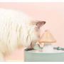 THMY Mushroom Pet Fountain - 1.5 Litre Ceramic Pet Water Fountain Capacity Fresh Filtered Water Dispensers for Cats and Dogs - Adjustable Flow - with 6 Filter Elements