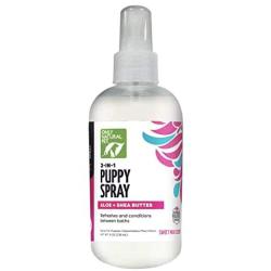 Only Natural Pet 2-in-1 Puppy Spray with Aloe + Shea, Dog Deodorizer Spray to Condition, Moisturize, Freshen and Nourish Puppies Sensitive Skin and Coat Between Baths and Grooming - 8 oz