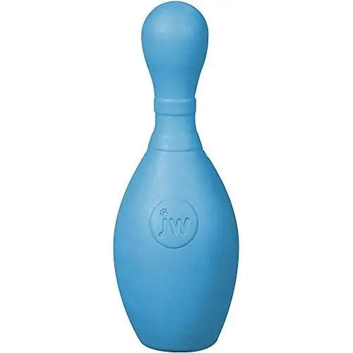 JW Pet- iSqueak Bouncin Bowlin Pin Dog Toy, (Assorted Colors) 1 Unit JW Pet- iSqueak Bouncin Bowlin Pin Dog Toy, (Assorted Colors) 1 Unit
