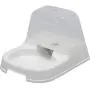 IRIS OHYAMA, Water Fountain with Vegetable Charcoal Filter for Dogs and Cats 1.2 L - Pet Water Fountain PWF-200 - Plastic, Gray, 20.5 x 20.5 x 14 cm
