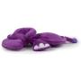 Hear Doggy Flatties with Chew Guard Technology Dog Toy, Elephant, Purple, Large (58547)