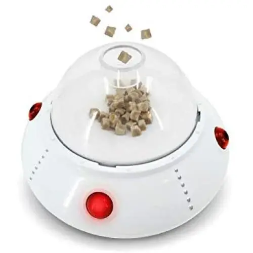 Peffiti Dog/Cat Interactive Toy Food Dispensing Toy, Feeding Toy, Puzzle Toys for IQ Training, Smart Toy, Sensing Moving, Auto Off, Food Grade Material & Easy to Clean Peffiti Dog/Cat Interactive Toy Food Dispensing Toy, Feeding Toy, Puzzle Toys for IQ Training, Smart Toy, Sensing Moving, Auto Off, Food Grade Material & Easy to Clean