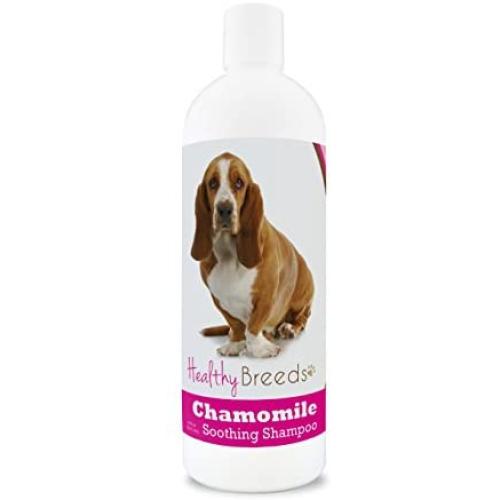 Healthy Breeds Chamomile Dog Shampoo & Conditioner with Oatmeal & Aloe for Basset Hound - OVER 200 BREEDS - 8 oz - Gentle for Dry Itchy Skin - Safe with Flea and Tick Topicals