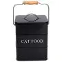 Geyecete Dog Treats tin and Dog Food Storage Tin with Lid & with Spoon for Dog Food Storage, Medium Pet Food Storage Can Geyecete Dog Treats tin and Dog Food Storage Tin with Lid & with Spoon for Dog Food Storage, Medium Pet Food Storage Can