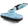 Pets First SELF CLEANING SLICKER BRUSH for PETS DOGS & CATS - Retractable Design for Quick & Easy Pet Fur Removal - Fine & SAFE Bristles To Detangle & Massage DOG SKIN or CAT SKIN – NEW SPECIAL DESIGN Pets First SELF CLEANING SLICKER BRUSH for PETS DOGS & CATS - Retractable Design for Quick & Easy Pet Fur Removal - Fine & SAFE Bristles To Detangle & Massage DOG SKIN or CAT SKIN – NEW SPECIAL DESIGN