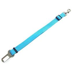 Pet Pet Dog Cat Car Seat Belt Adjustable Harness Seatbelt Lead Leash for Small Medium Dogs Travel Clip Safety Dog Leash 12 Color (Color : Sky Blue)