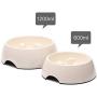 Flexzion Dog Bowl Slow Feeder, Anti-Gulping Pet Slower Feed Bowls (1.5-4 Cups) Size Capacity Food Container Dish with Raised 3 Column Design for Wet Dry Food Small Breed Puppy Animal Slow Down Eating