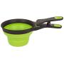 Measuring Cup Scoop for Dogs Cats Food Water Silicon Scoop Bowl 3 in 1 Multifunctions 16oz 473ml 2 Cup Capacity for Pet Food