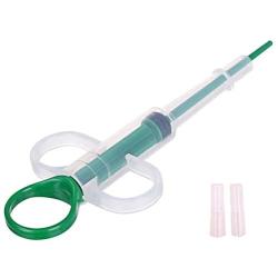 Apoi Pet Pill Syringe [2 Pack] Pet Pill Dispenser Dogs and Cats Medicine Feeder with Silicone Soft Tip Medical Feeding Tool Kit Reusable Extremely Convenient - Green