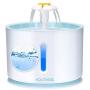 Pet Fountain Cat Fountain, 2.4L Large Capacity Auto Powerful Cat Pet Water Fountain with LED Light, 3 Water Flow, Quiet Pet Drinking Fountain for Dog Cat Smal Animal, Keep Pet Healthy