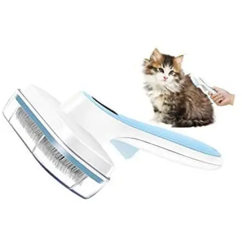 Folomie Professional Self Cleaning Slicker Brush for Dogs and Cats– Cleaning Grooming Comb for Long or Short Haired Dogs Folomie Professional Self Cleaning Slicker Brush for Dogs and Cats– Cleaning Grooming Comb for Long or Short Haired Dogs