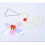 ISMARTEN Pet Cat Dragonfly Toy, A-Door-Able Dragonfly Cat Toys Teaser and Exerciser for Cat and Kitten Hanging from Door, Window, Sear, Cat Cage