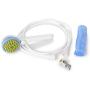 OWNPETS Pet Bath Shower Sprayer Attachment, Adjustable Pet Bathing Tools Shower Sprayer with Towel, Dog Combing Water Sprinkler Brush for Dogs Cats Puppies, Easy at Home Dog Cleaning, Massaging