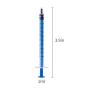 12 Pack - 1ml Plastic Syringe with Measurement, No Needle Suitable for Refilling and Measuring Liquids, Feeding Pets, Oil or Glue Applicator