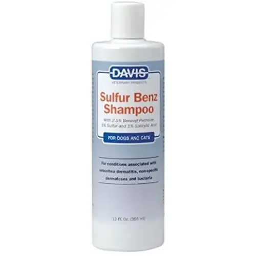 Davis Sulfur Benz Shampoo for Pets, 12 oz Davis Sulfur Benz Shampoo for Pets, 12 oz