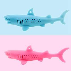 Catnip Toy Cat Bite Pet Toy, Cat Fish Shape Toothbrush with Catnip, Silicone Soft Mint Shark Cat Toy, Pet Eco-Friendly Silicone Molar Stick Teeth Toothbrush 1PC