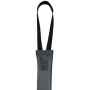 Taco Dog, Thick Dog Toy Grip Handmade from Full Grain Leather - Soft, Durable, and Safe - Perfect for Hanging or Interactive Play - Keep Your Dog Happy and Busy - Plastic Free Design - Charcoal Black