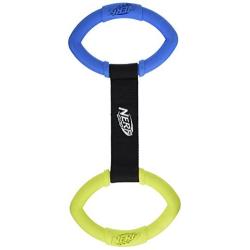 Nerf Dog 13in 2-Ring Strap Tug - Blue/Green