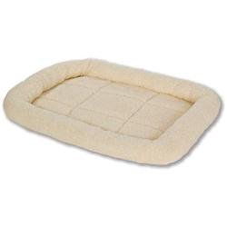 Fleece Pet Bed - Pet Lodge - Small Dog Bed, Machine Washable (Cream) (Item No. 152235)