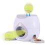LFOZ Pet Smart Automatic pet Feeder Fetch Tennis Ball Launcher Dog Training Toys Interactive Throwing Ball Machine Dog Feeder