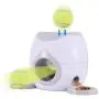 LFOZ Pet Smart Automatic pet Feeder Fetch Tennis Ball Launcher Dog Training Toys Interactive Throwing Ball Machine Dog Feeder