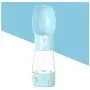 Hiidocat Dog Water Bottle for Walking,Portable Dog Water Bottle Leak Proof Portable Travel Drink Cup with Bowl Dispenser for Pet Outdoor Walking Hiking Travelling Water Dispenser Food Container(Blue)