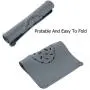 Silicone Slow Feeder Bowls Mats for Pet - Dog Bowl Mats to Slow Down Eating Cat Food Puzzle Feeder Insert (Gray)