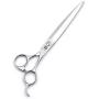 Professional 7.0/7.5/8.0 inch Pet Grooming Hair Cutting Scissor Dog Hair Chunker Thinning Shear - Japan 440C Stainless Steel Perfect for Pet Groomer (D-Cutting-7.0)