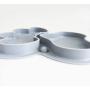 kamelar Silica Gel pet Bowl, Dog and cat Food Bowl, Non-Slip Eating Utensils, can Absorb The Surface of Leakage and Sprinkle