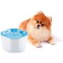 BOBEastal Cat Water Fountain, 1.6L Flower Cat Fountain Healthy Hygienic Fresh Water Fountain for Cats and Small Dogs