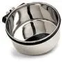 Ethical Pet Stainless Steel Coop Cup, Perfect Dog Bowls for Cages and crates 10-Ounce pet Food Bowl, Black, Small (6016)