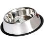 Iconic Pet 12 Cup Stainless Steel Non-Skid Pet Bowl for Dog or Cat (2 Pack)