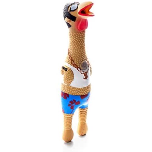 Charming Pet Squawkers - Latex Rubber Squawking Chicken Dog Toy