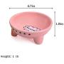 Cat Dish Food Bowl Non Slip Dog Dish Pet Food Bowls Shallow Cat Water Bowl Cat Feeding Wide Bowls Raised Puppy Food Bowl