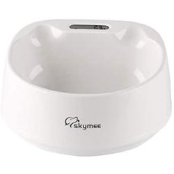 SKYMEE Smart Digital Feeding Pet Bowl Accurate Weight with LCD Display Waterproof for Dog Cat Food Water Washable Feeder