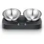 Vekonn Elevated Cat Bowl, Cat and Small Dog Food Bowl Stand, 2 Stainless Steel Cat Food Bowls, Non Slip No Spill, Healthy Eating Posture and Ergonomics for Pets Vekonn Elevated Cat Bowl, Cat and Small Dog Food Bowl Stand, 2 Stainless Steel Cat Food Bowls, Non Slip No Spill, Healthy Eating Posture and Ergonomics for Pets