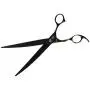 ShearsDirect Curved Titanium Shear with Gem Stone Tension and Ergonomic Handle Design Case Included Scissors, 8.5'', Black ShearsDirect Curved Titanium Shear with Gem Stone Tension and Ergonomic Handle Design Case Included Scissors, 8.5'', Black