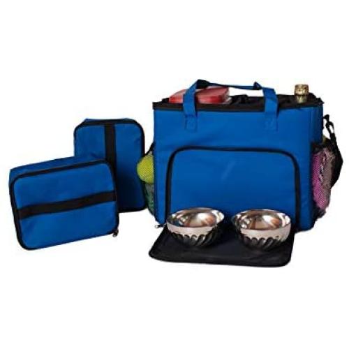 Armarkat Model CL101B Dog Travel Bag with Food Carriers
